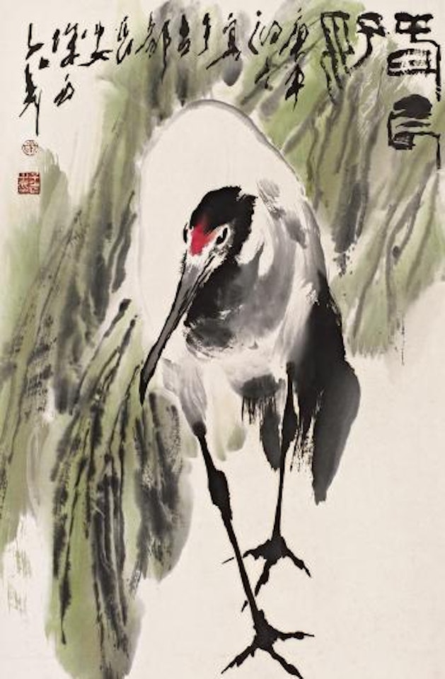 A crane by Wang Ziwu