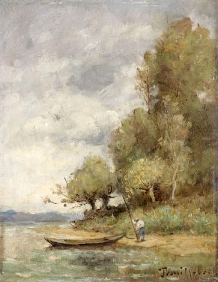 Homme à la barque by Paul Désiré Trouillebert