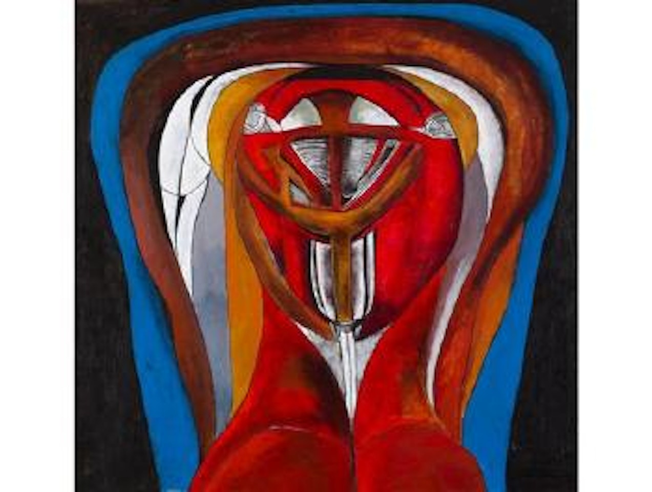 A head by Cecil Skotnes