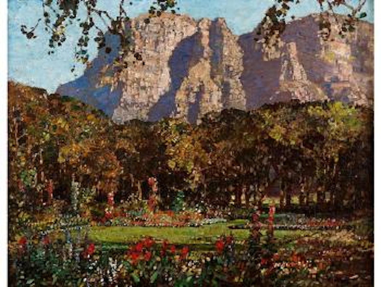 The garden, Newlands House by Robert Gwelo Goodman