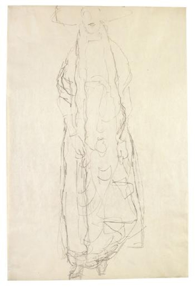 Bildnis Adele Bloch-Bauer, mit Hut und Tasche by Gustav Klimt