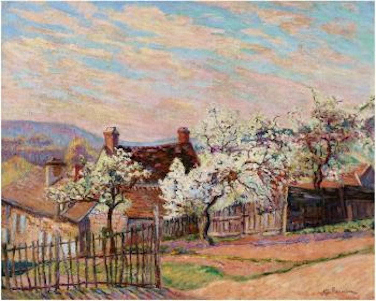 Village De Saint Chéron, Île De France by Armand Guillaumin