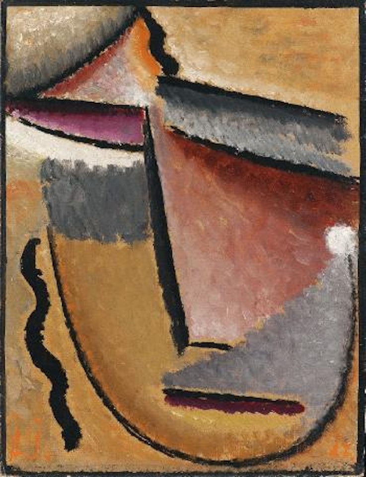 Abstrakter Kopf: Bildnis Mela Escherich (Abstract Head: Portrait Of Mela Escherich) by Alexej von Jawlensky