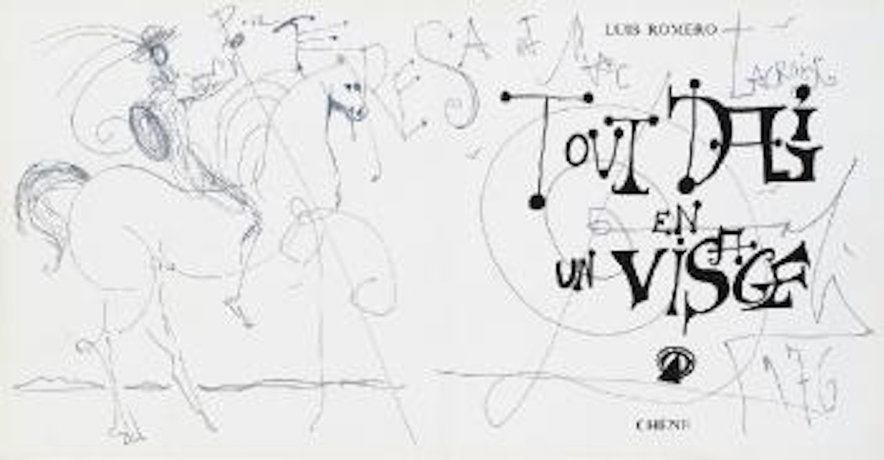 Tout Dalí En Un Visage (Pour Teresa Et Marc Lacroix) by Salvador Dali