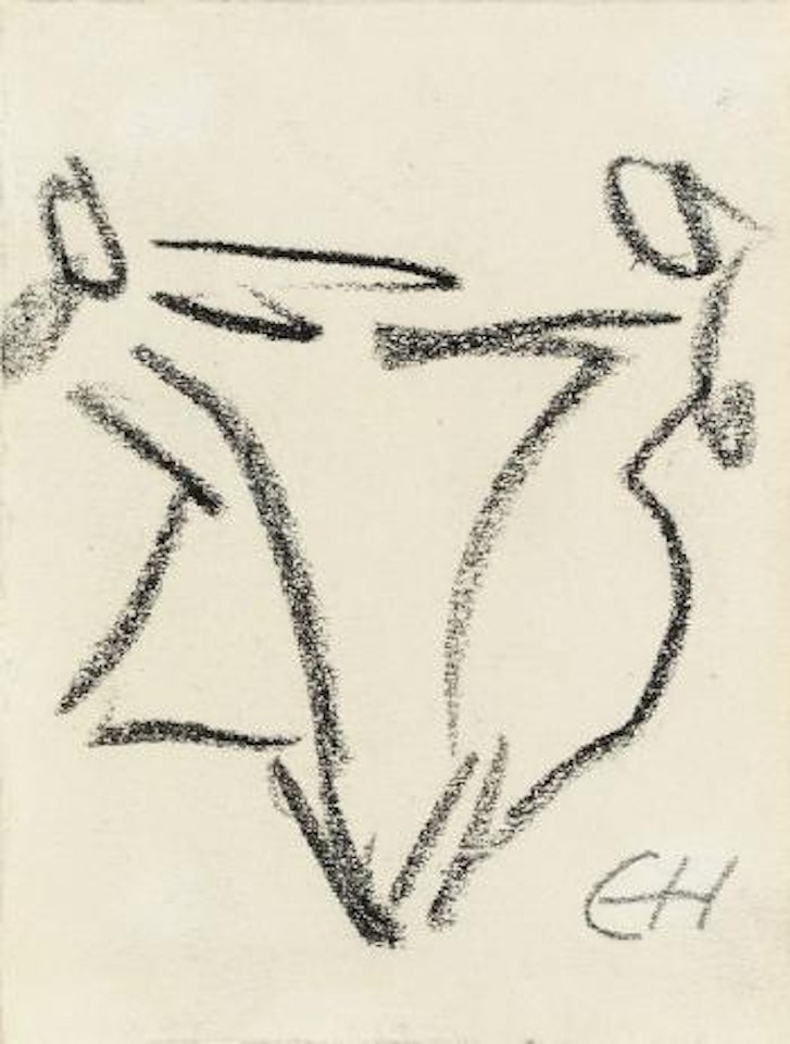 Zwei Mädchen, Tanzend (Two Girls, Dancing) by Erich Heckel