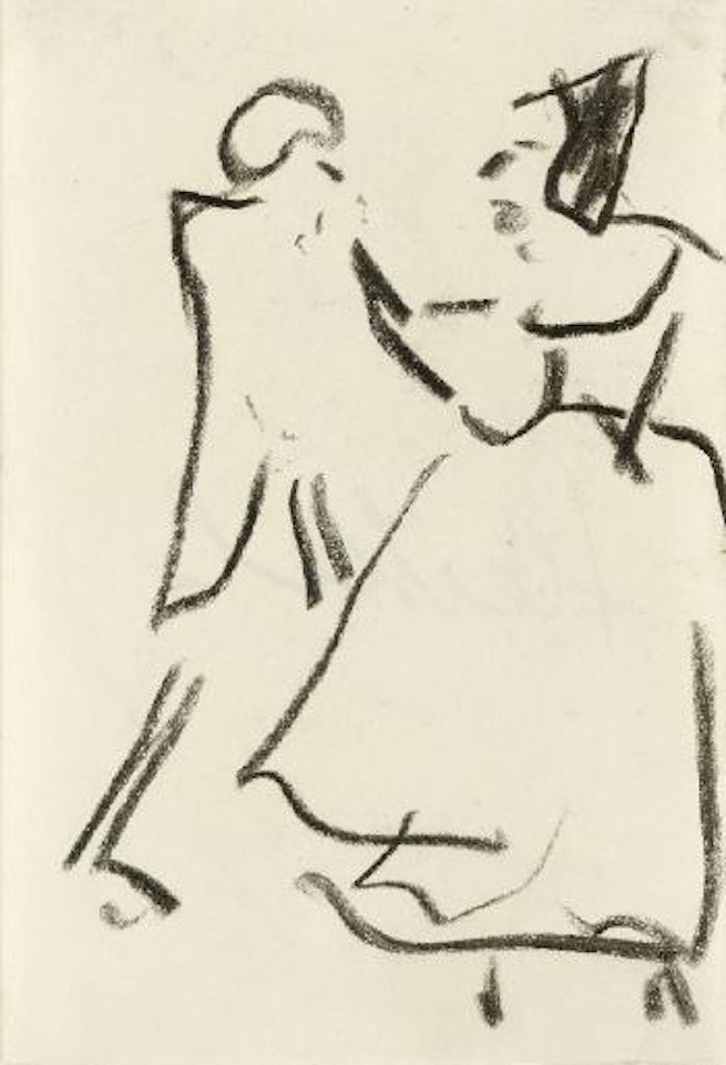 Tanzendes Paar (Dancing Couple) by Erich Heckel