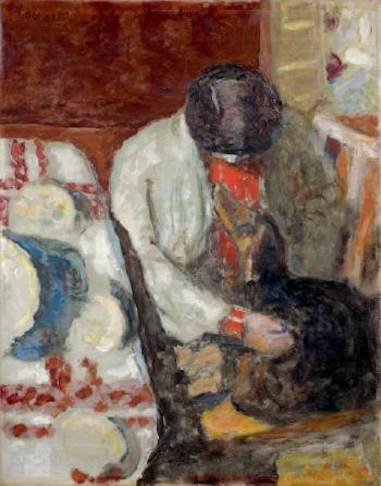 Marthe à la nappe blanche by Pierre Bonnard