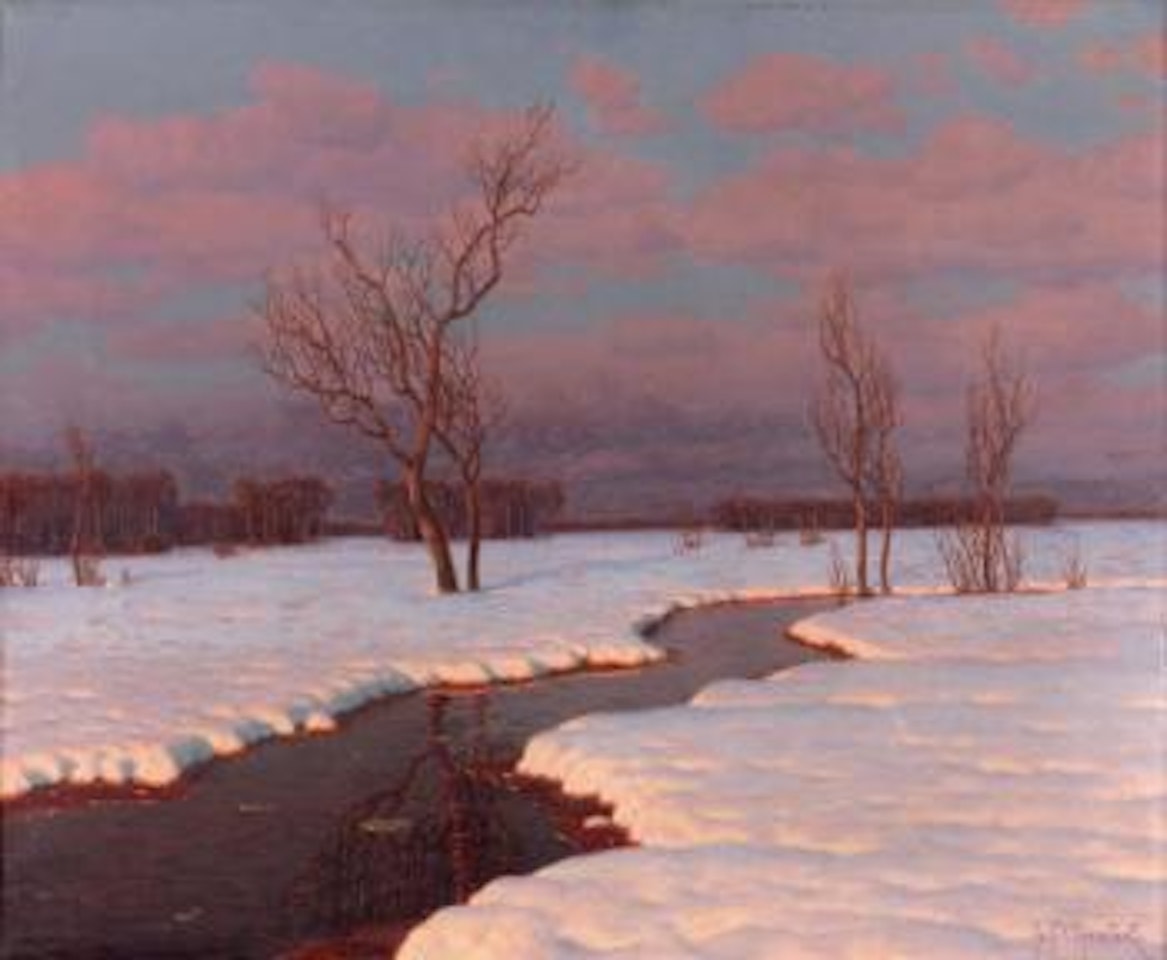 Soir de mars en Russie by Ivan Fedorovich Choultse
