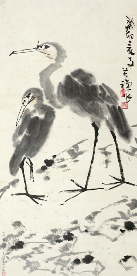 Egret by Li Kuchan