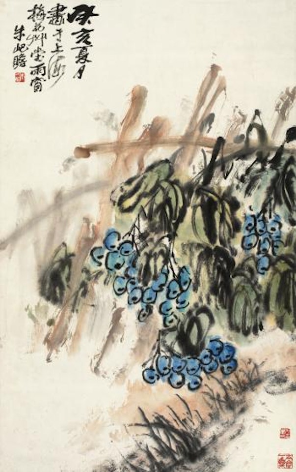 Grapes by Zhu Qizhan