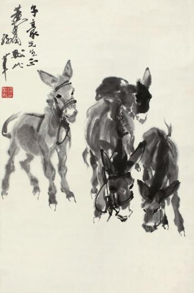 Donkeys by Huang Zhou