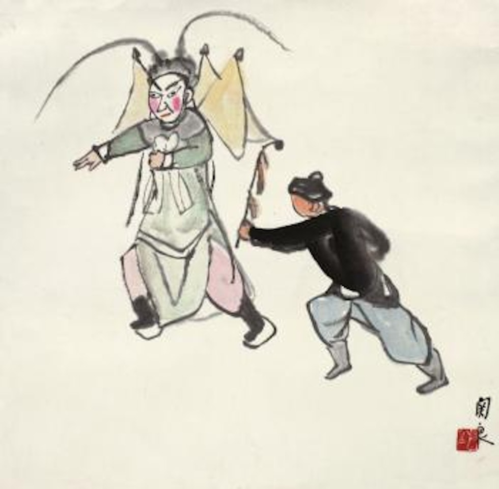 Chinese Opera Characters by Guan Liang