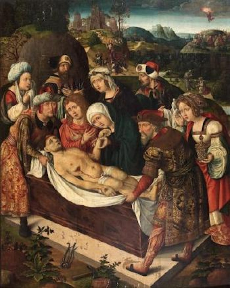 Le Christ mis au tombeau by Dutch School