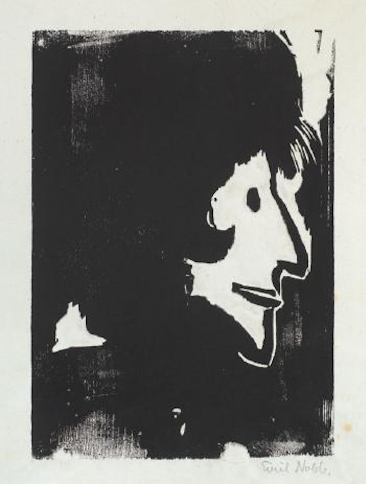 Frauenprofil by Emil Nolde