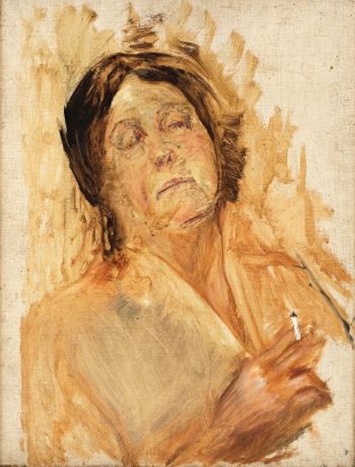 Oda med sigarett by Christian Krohg