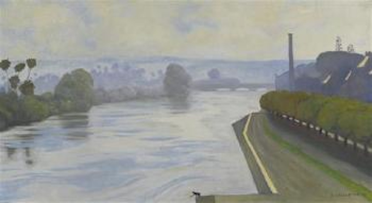 La Seine à Mantes by Félix Vallotton