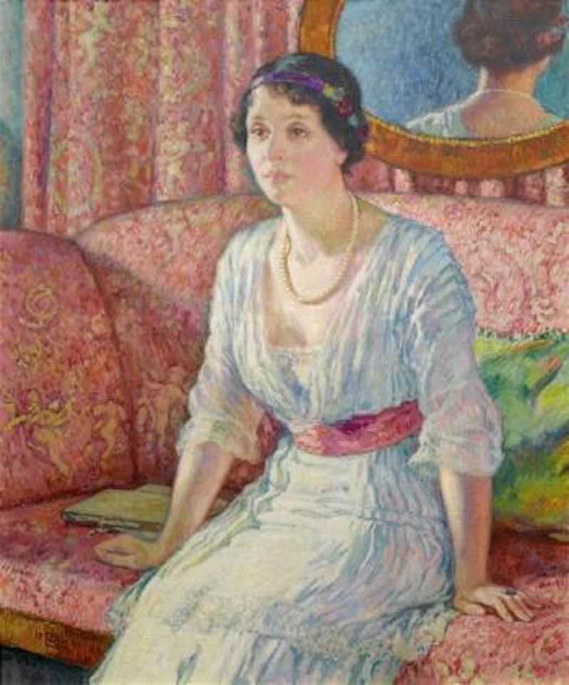 Porträt Margareta von Kühlmann-Stumm by Theo van Rysselberghe
