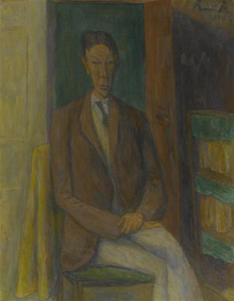 Portrait d'Elie Gagnebin by Rene Auberjonois