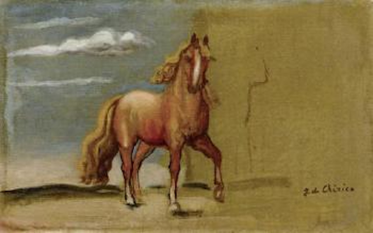 Cavallo in riva al mare by Giorgio de Chirico