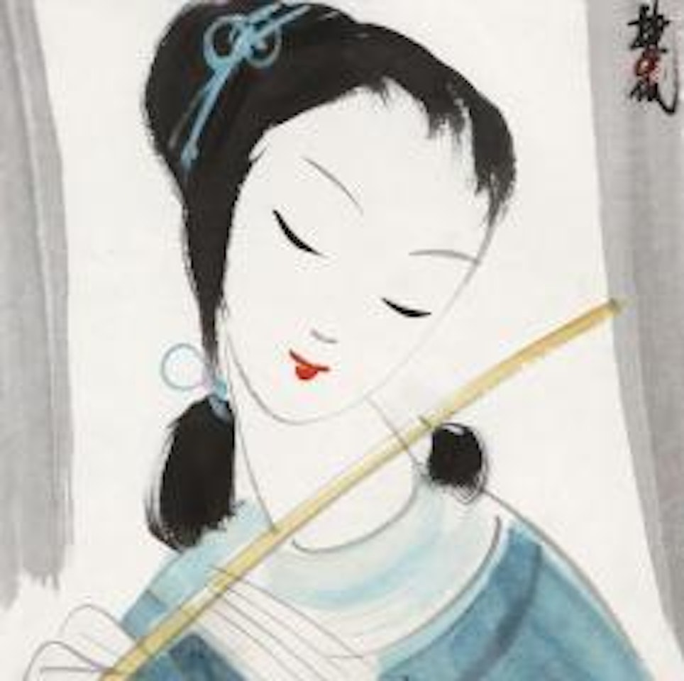 Lady by Lin Fengmian
