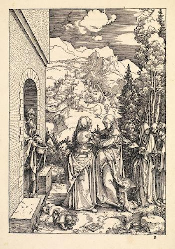 Die Heimsuchung by Albrecht Dürer