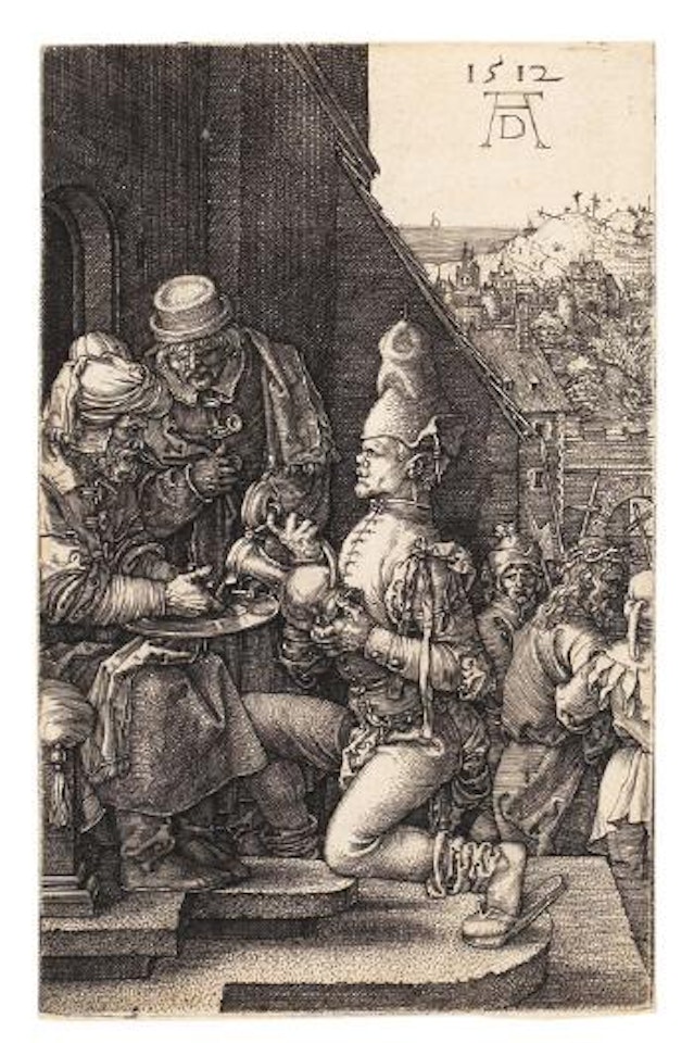 Pilatus wäscht sich die Hände by Albrecht Dürer