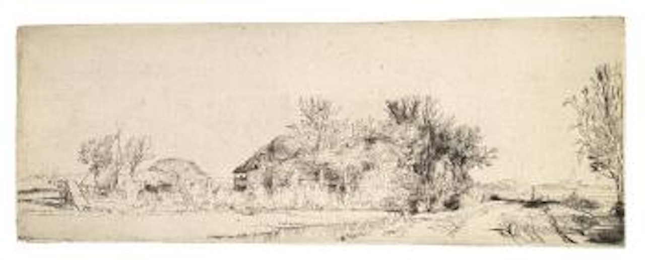 Der Kanal mit der Uferstrasse by Attributed to Rembrandt Harmensz van Rijn
