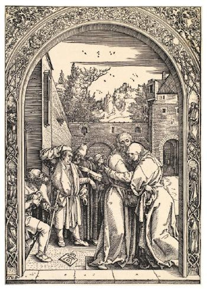 Joachim und Anna unter der goldenen Pforte by Albrecht Dürer