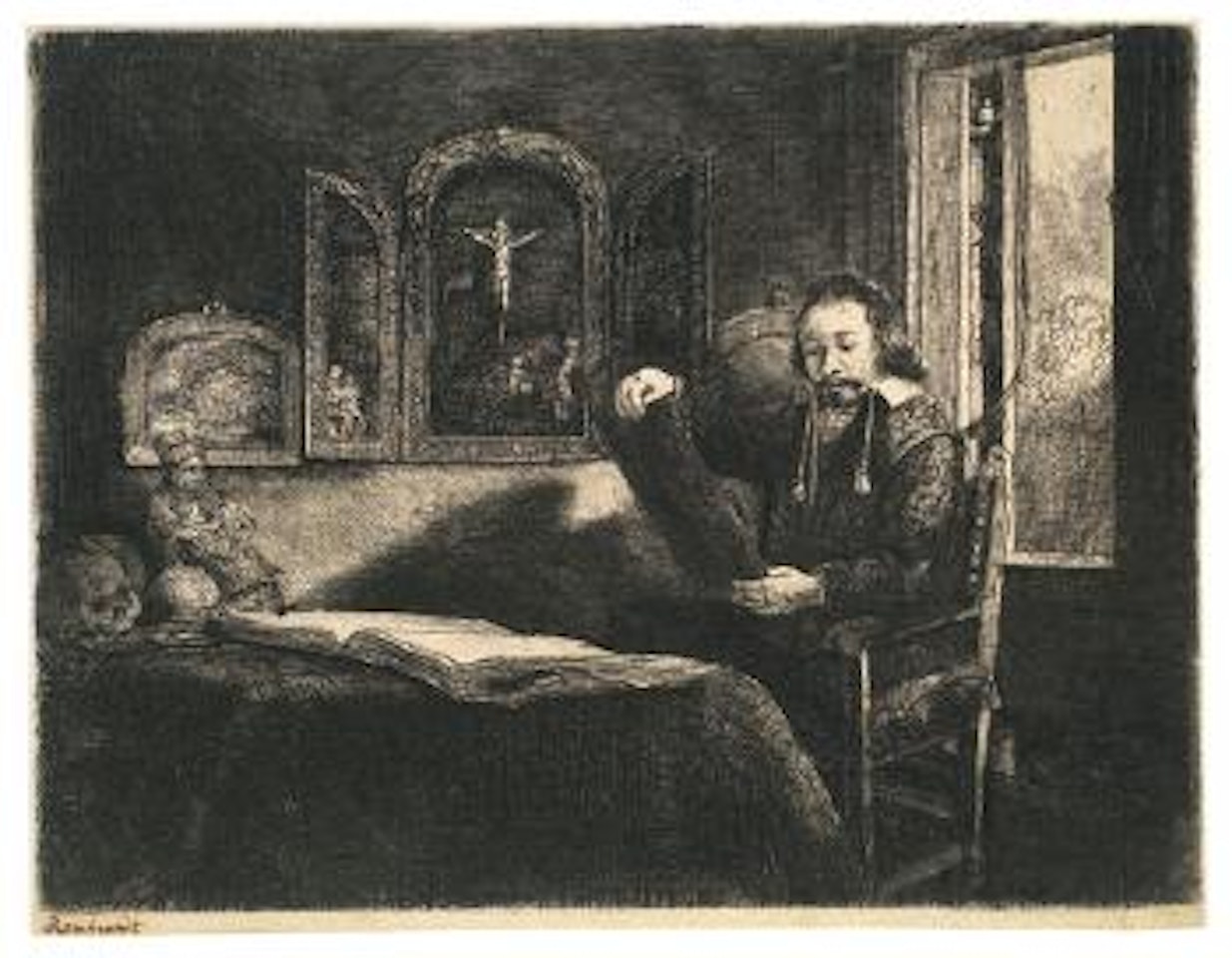 Abraham Francen, Apotheker by Attributed to Rembrandt Harmensz van Rijn