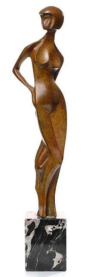 Stehende konkav by Alexander Archipenko