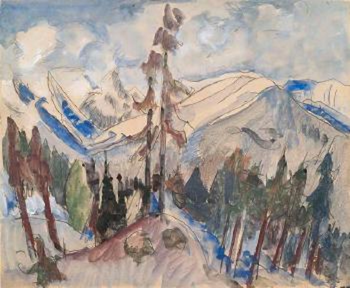 Berglandschaft by Erich Heckel