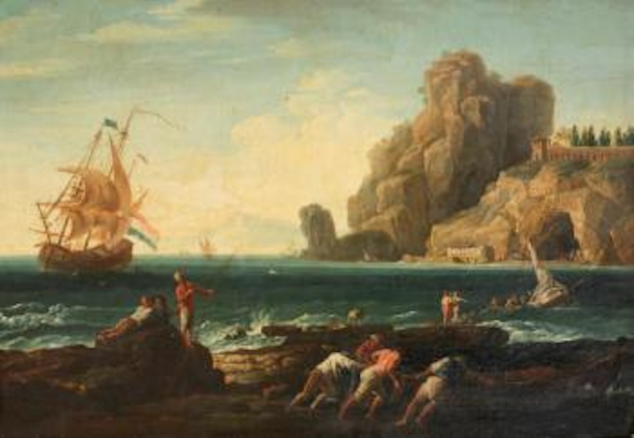 Le retour des pêcheurs by Claude Joseph Vernet