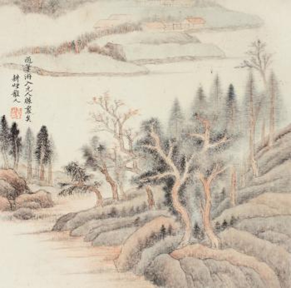 Landscape by Wang Hui