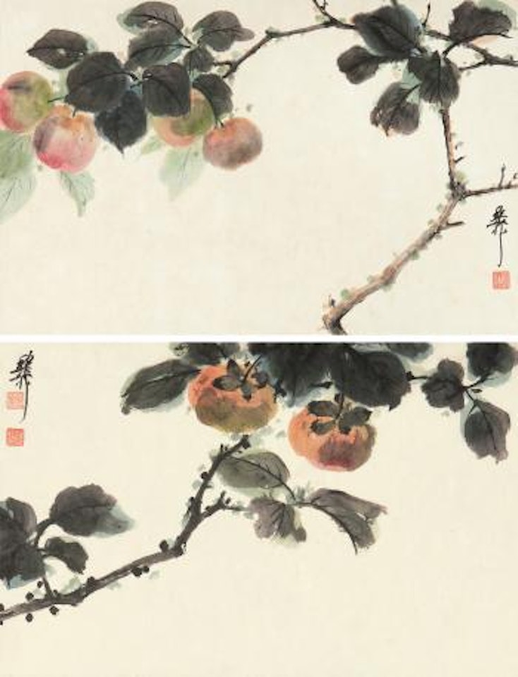 Persimmons by Xie Zhiliu
