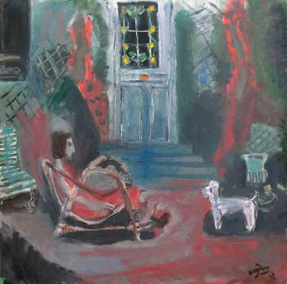 Madame Hayden dans le jardin by Henri Hayden