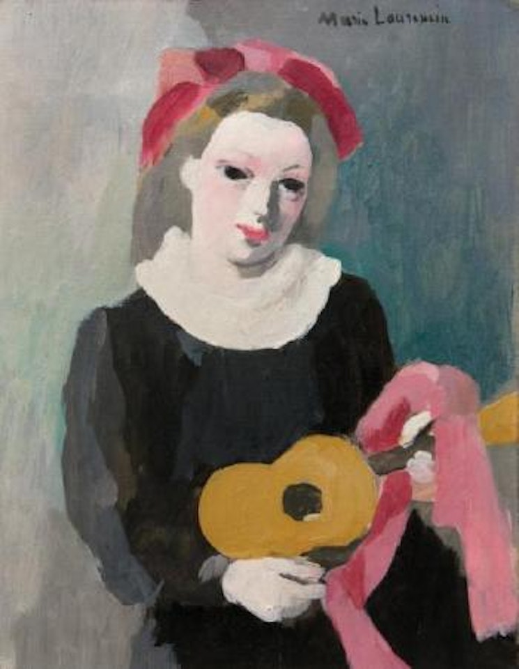 Jeune fille à la mandoline by Marie Laurencin