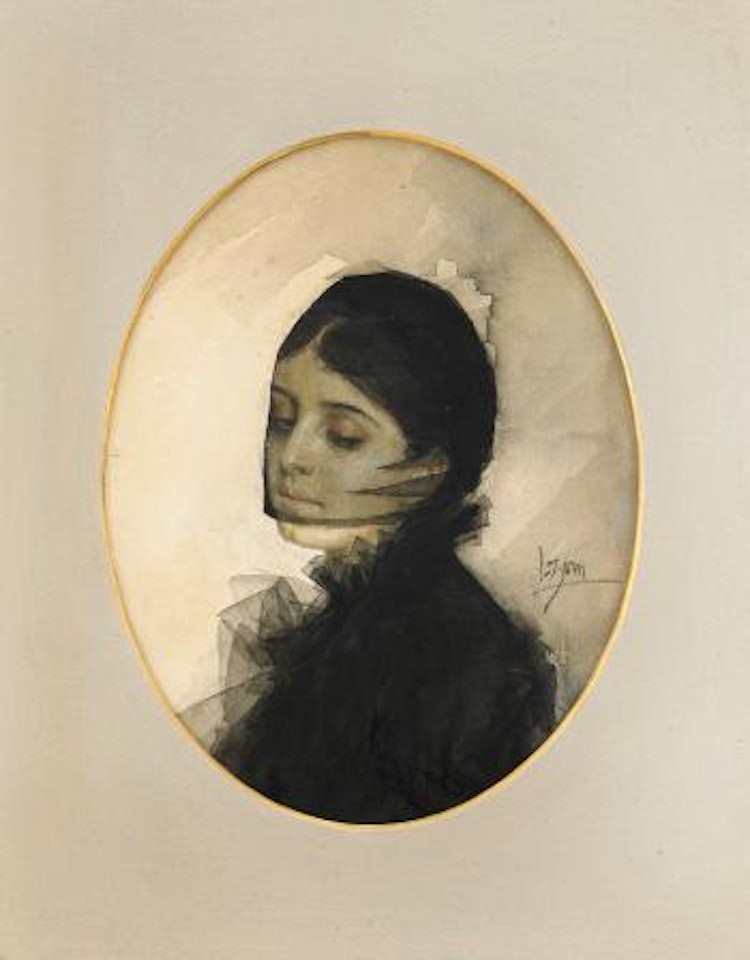 I sorg by Anders Zorn