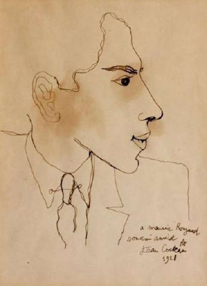Profil d'homme by Jean Cocteau