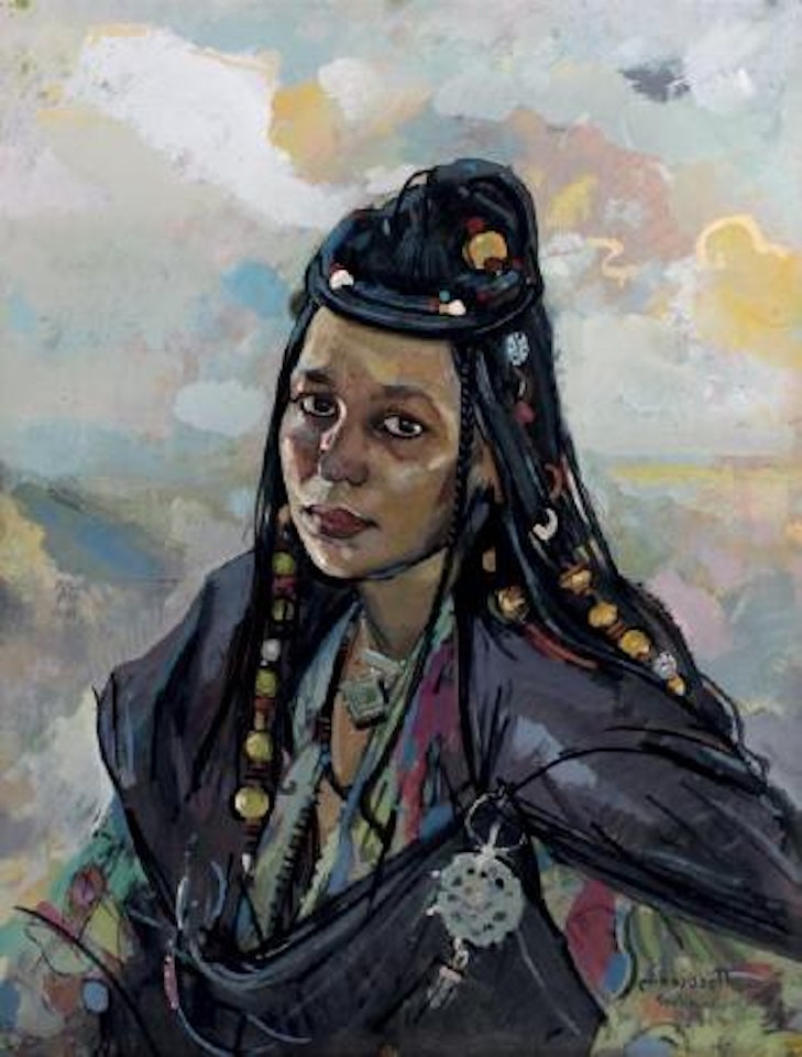 Jeune femme de Goulimine by Jacques Majorelle