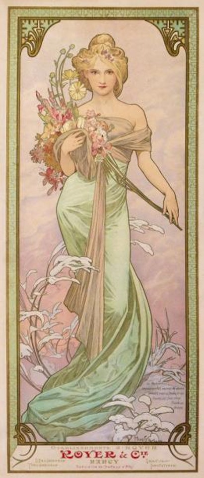 Le printemps by Alphonse Mucha