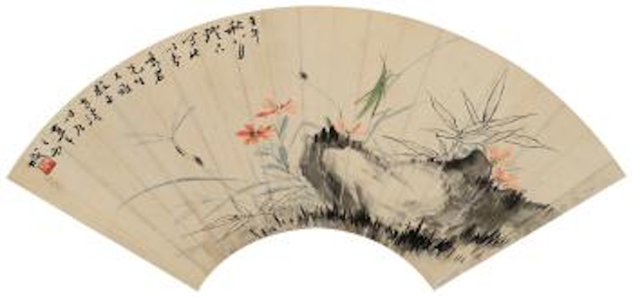 Grasshopper And Flowers by Wang Xuetao