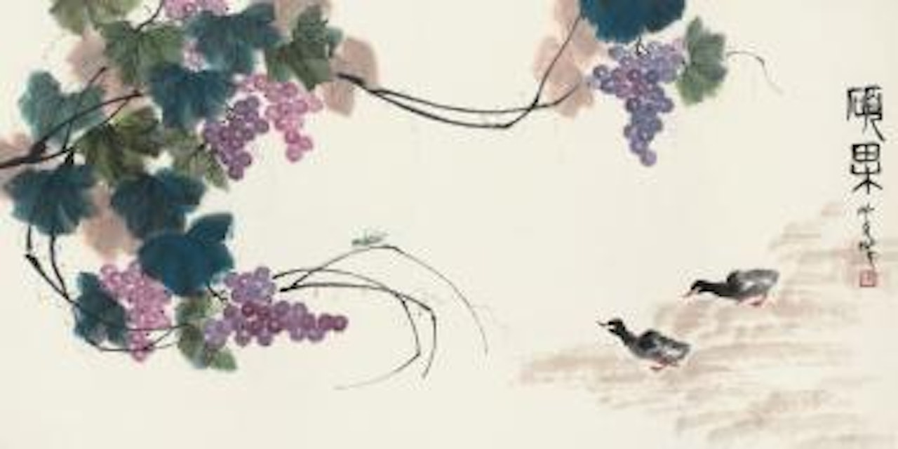 Grapes by Lou Shibai
