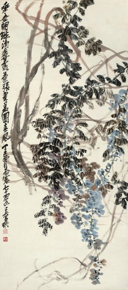 Wisteria by Wu Changshuo