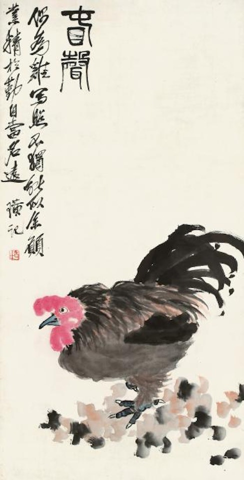 Cock by Qi Baishi