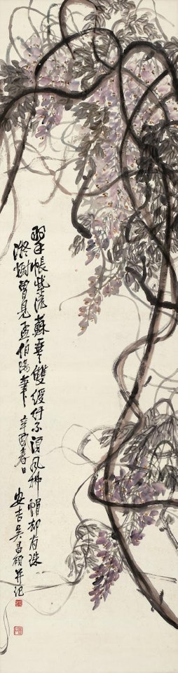 Wisteria by Wu Changshuo