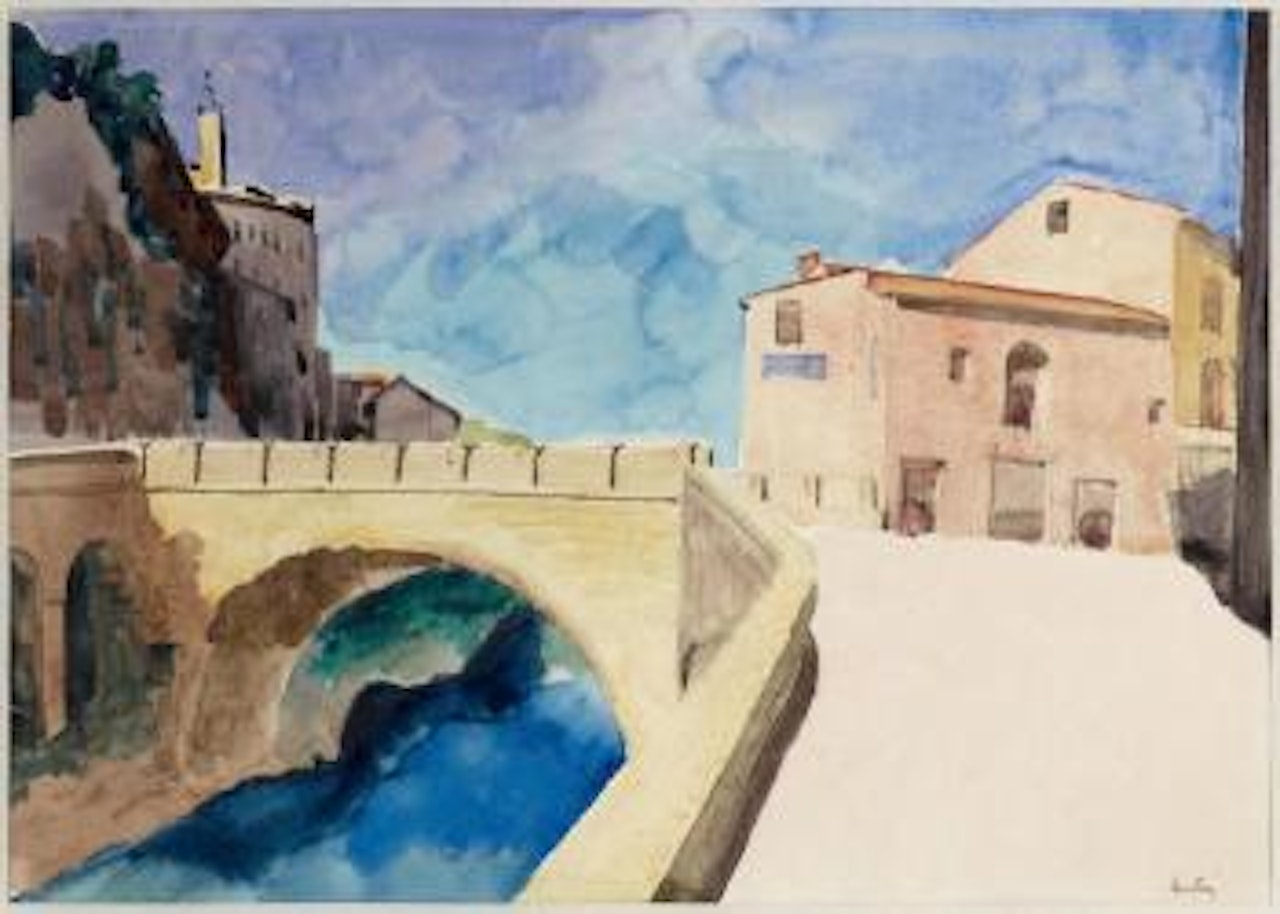 Le pont à Vaison-la-Romaine by Auguste Herbin