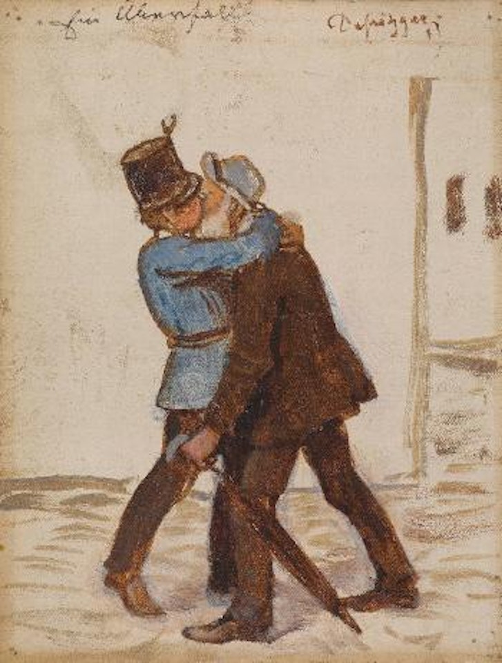 Ein Überfall by Franz von Defregger