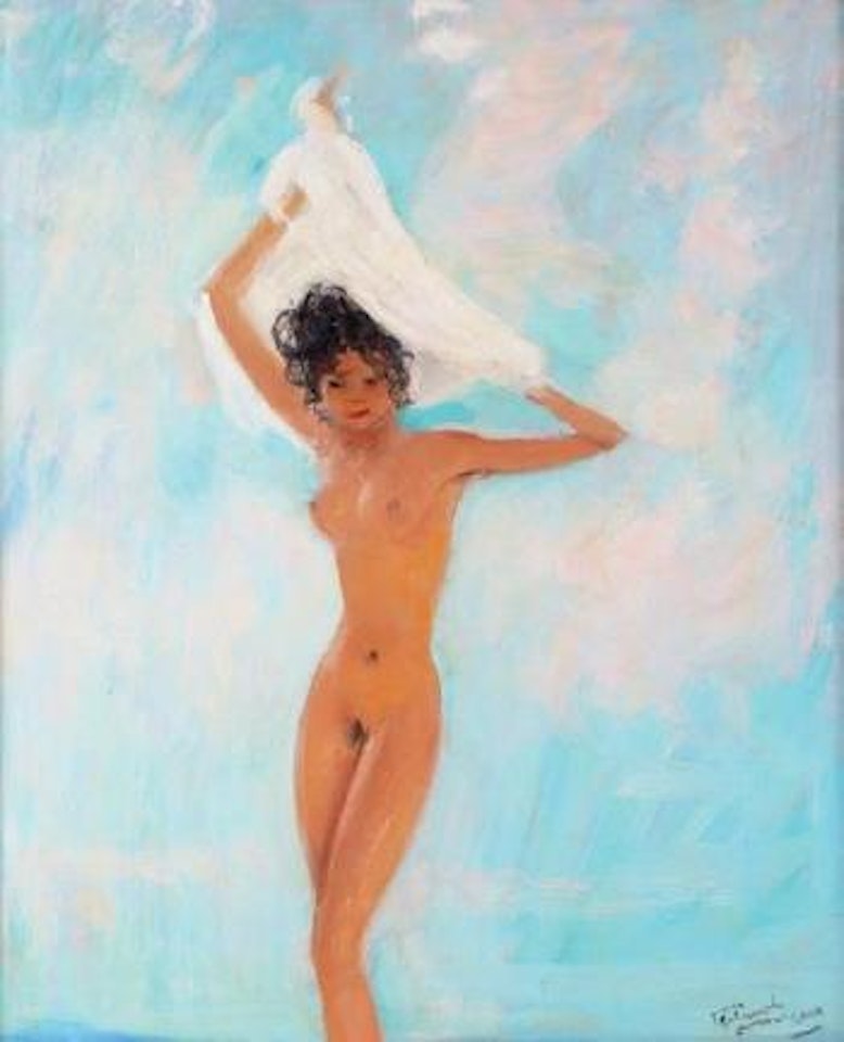 Nu au voile by Jean Gabriel Domergue