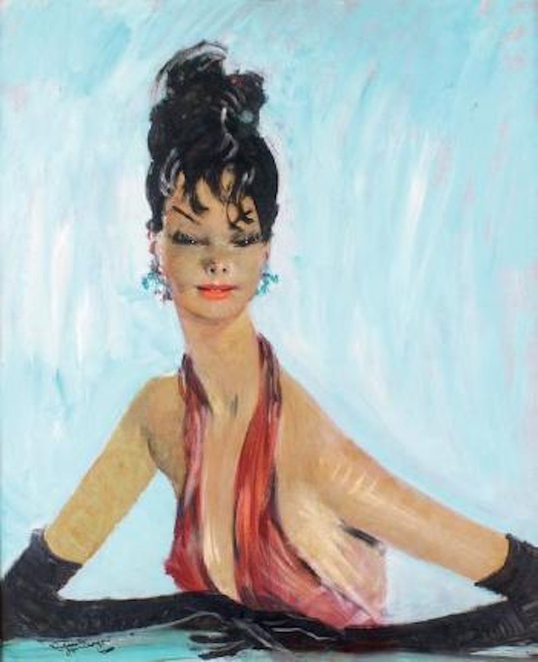 Portrait d'Anouchka by Jean Gabriel Domergue