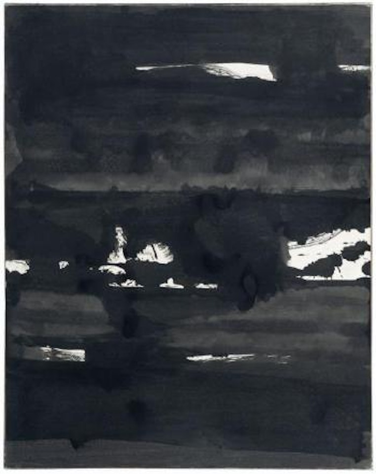 Encre sur papier by Pierre Soulages